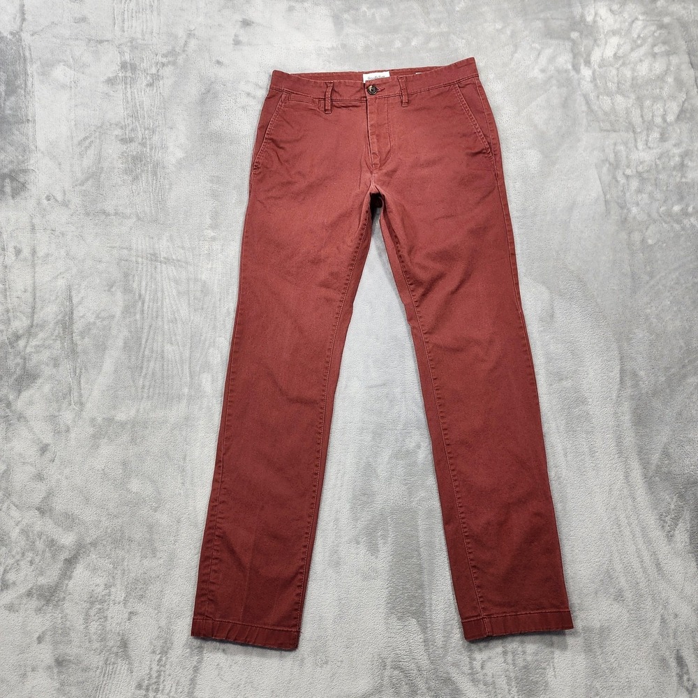 Goodfellow & Co Pants Mens 30x32 Red Slim Fit Hennepin Chino Stretch Casual
